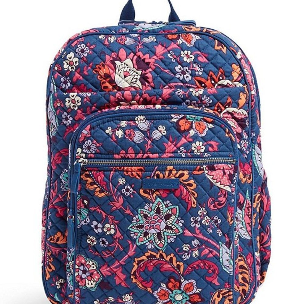 Vera Bradley Iconic Campus Backpack Computer Bag